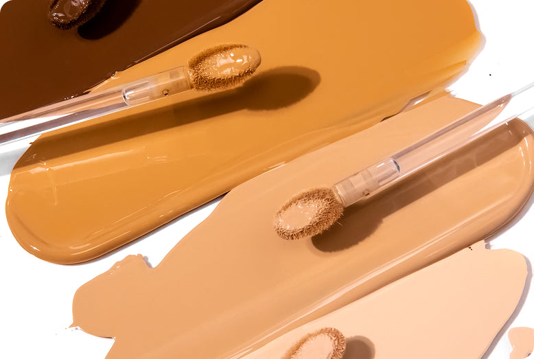 Close up of complexion product