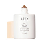 4-in-1 Skin Tint DP3 bottle with cap on against a white background 