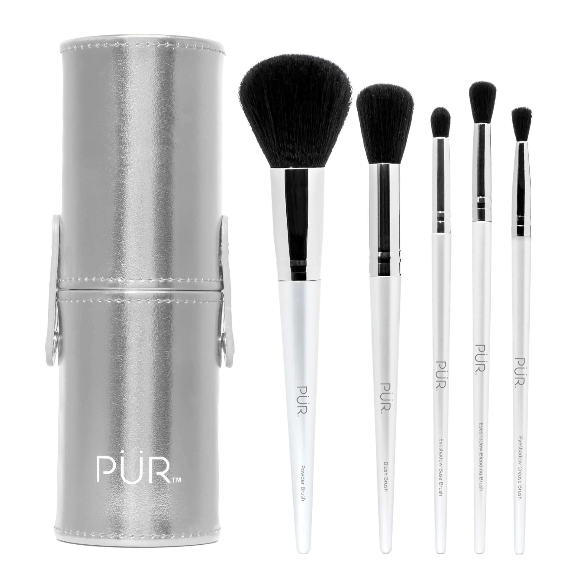 Juego de 5 brochas de maquillaje