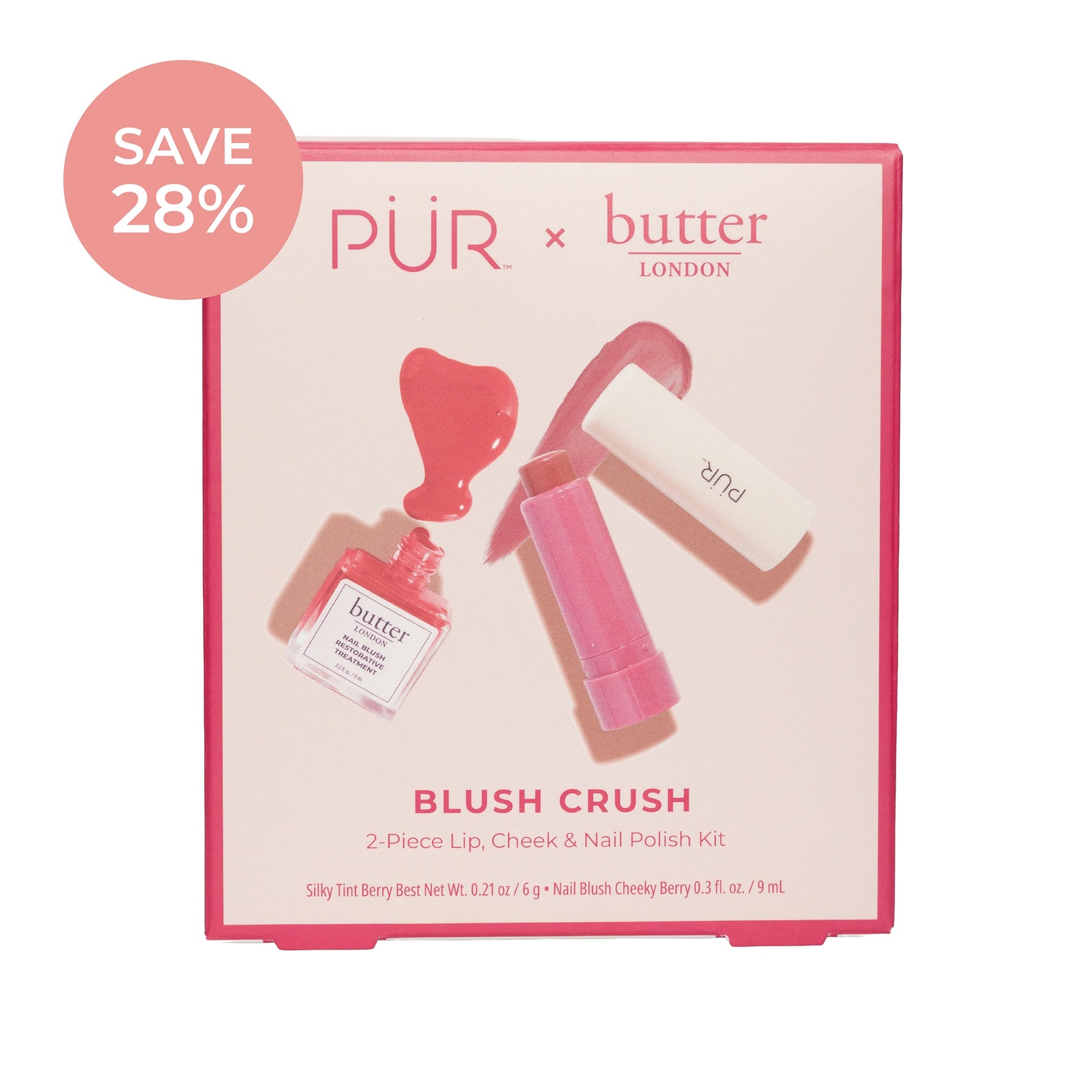 Blush Crush box - PÜR x butter LONDON #berry