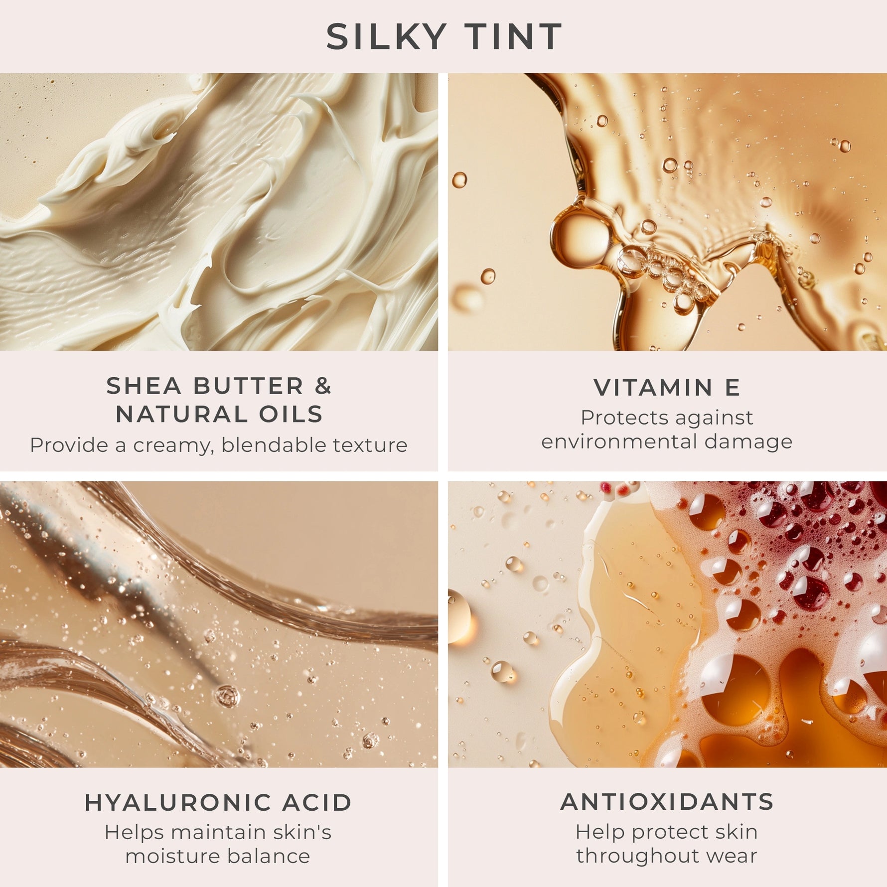 Blush Crush Silky Tint ingredients - PÜR x butter LONDON