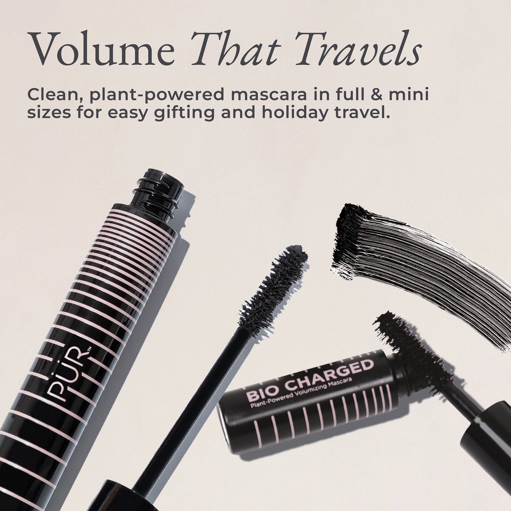 Travel Set against beige background