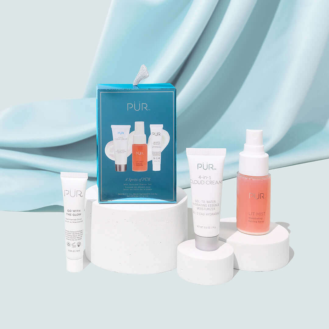 A Spritz of PÜR Mini Skincare Starter Set - PÜR