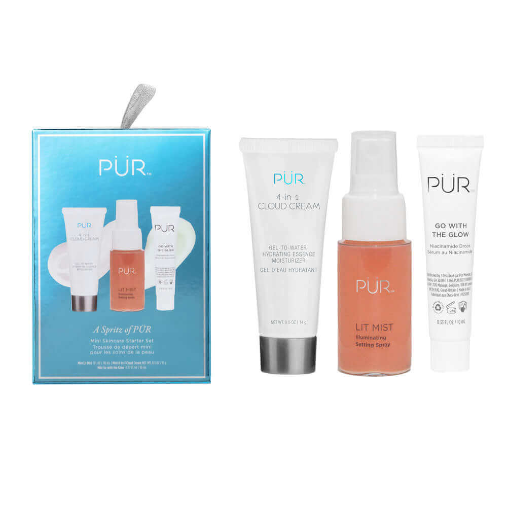 A Spritz of PÜR Mini Skincare Starter Set - PÜR