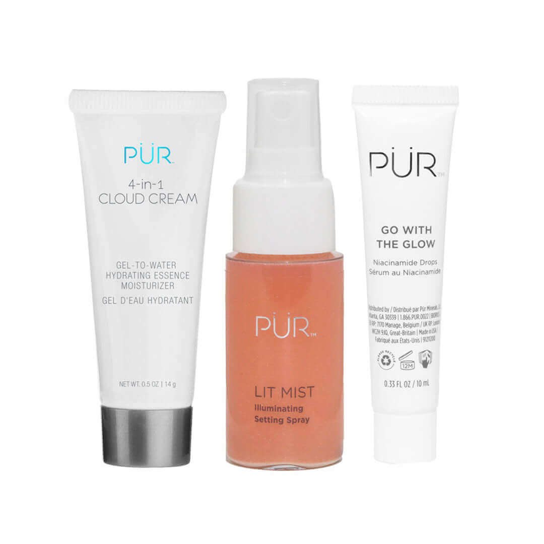 A Spritz of PÜR Mini Skincare Starter Set - PÜR