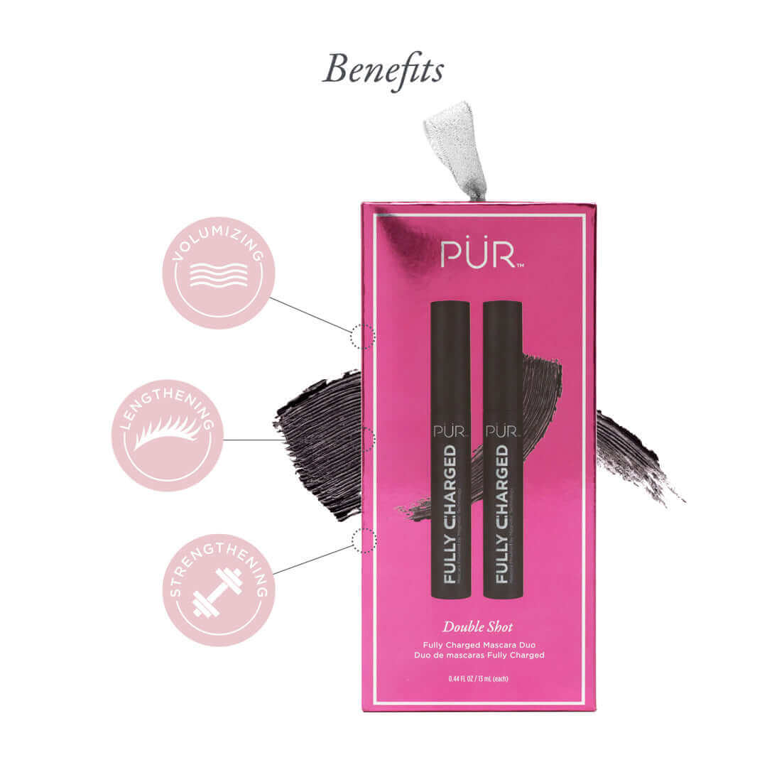 Double Shot Fully Charged Mascara Duo - PÜR Beauty