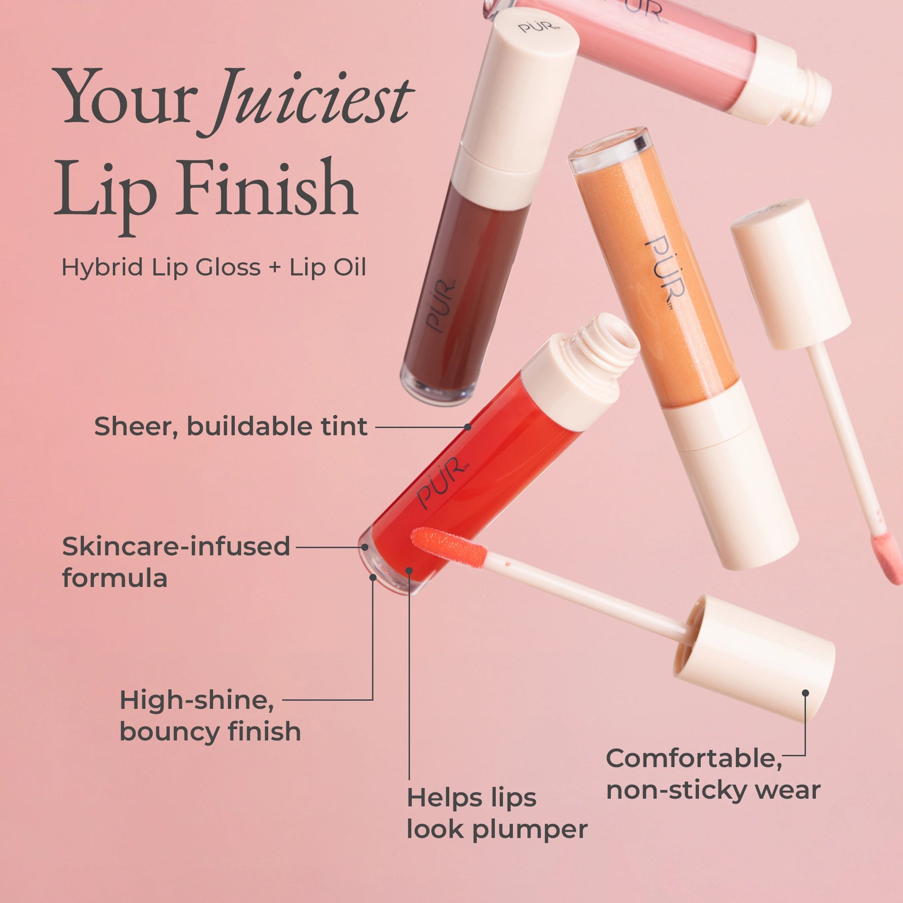 Glossy Lip Tint & Silky Tint Duo - PÜR Beauty