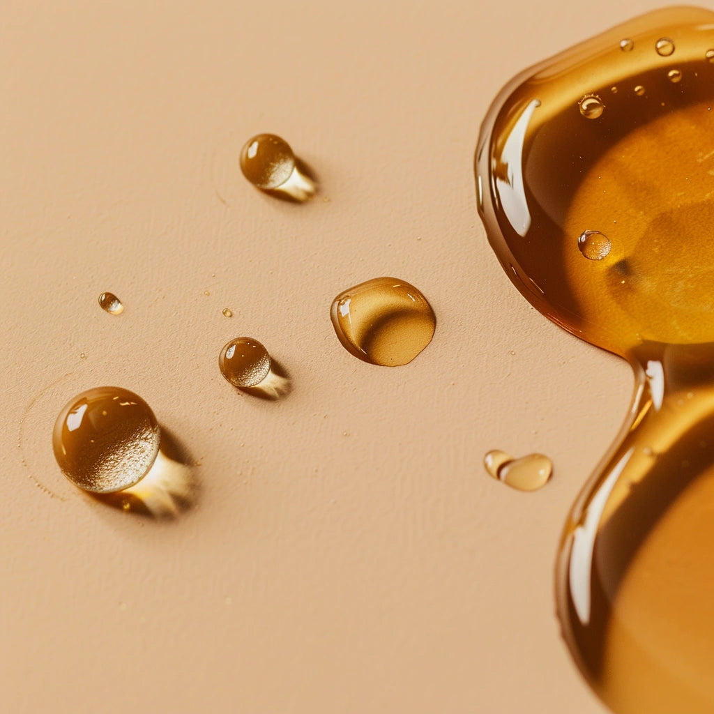 Macro Shot of Vitamin E + B5 