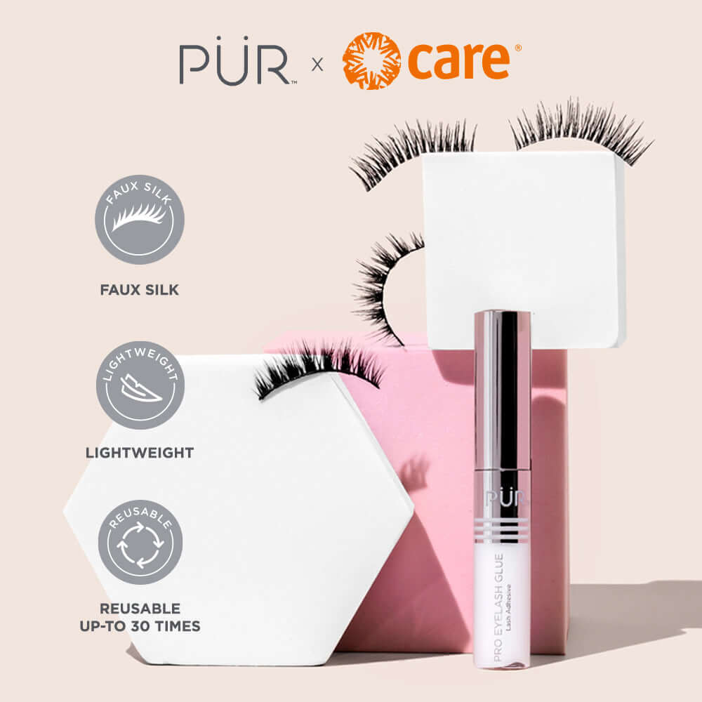 PÜR x CARE 3 - Piece PRO Eyelash Kit - PÜR Beauty