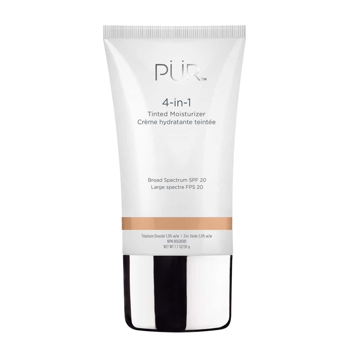 PÜR 4-in-1 Tinted Moisturizer Broad Spectrum SPF 20 LG2 - Silo 