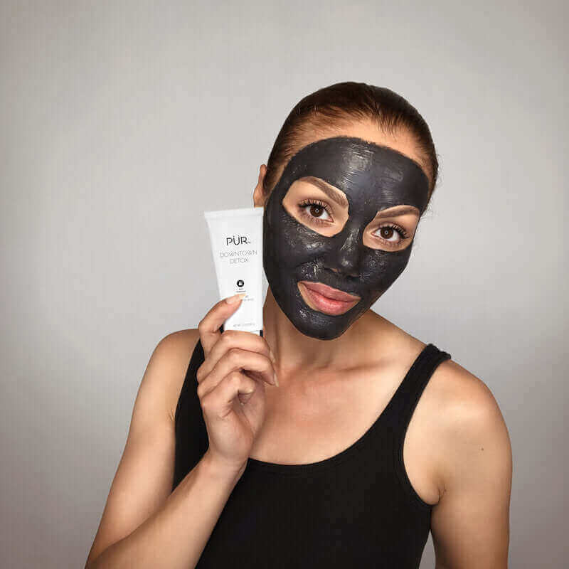 Downtown Detox Detoxifying Black Lemon Face Mask - PÜR