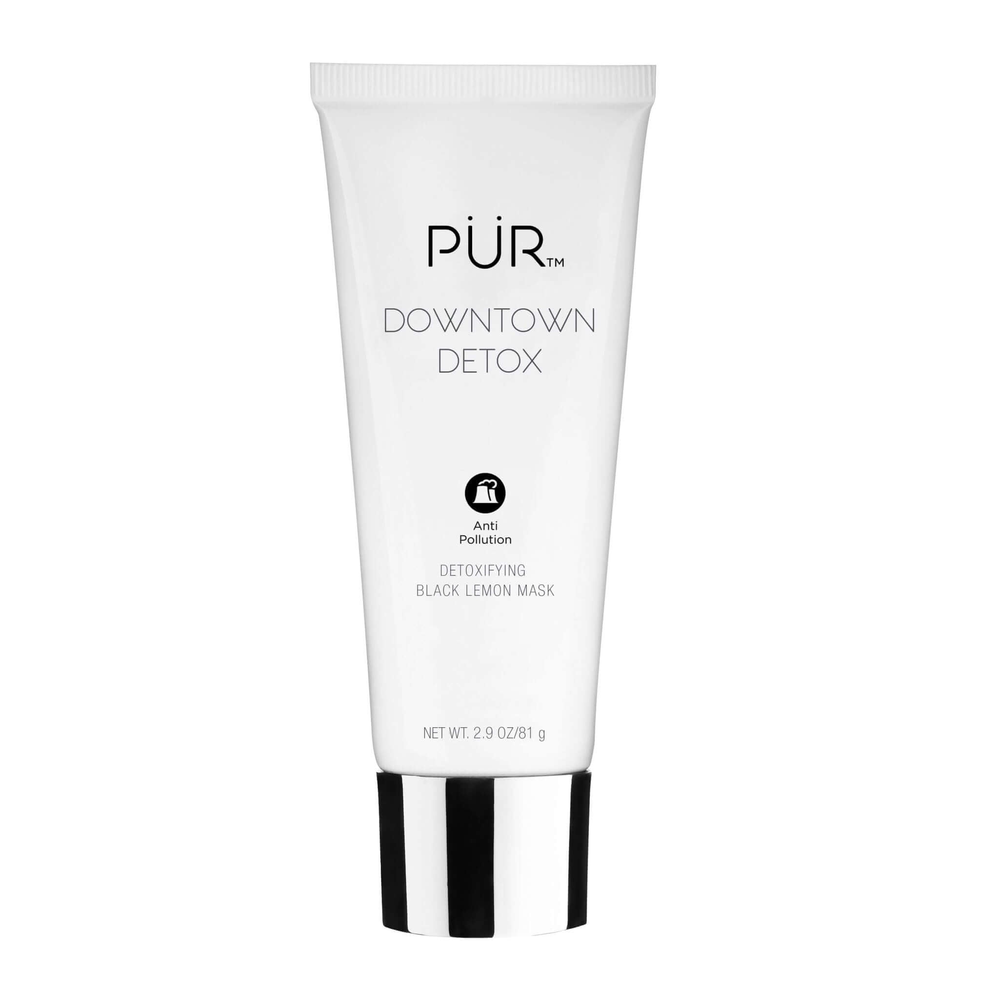 Downtown Detox Detoxifying Black Lemon Face Mask - PÜR