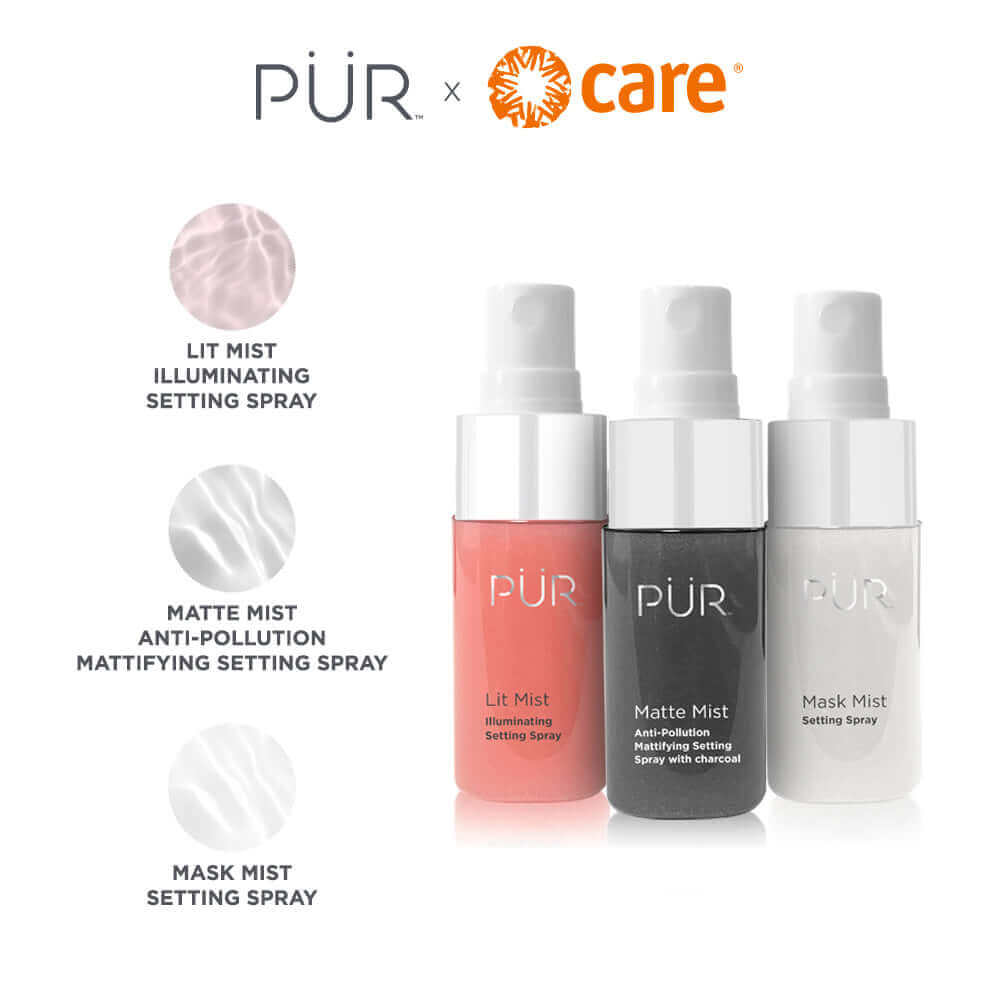 PÜR x CARE 3-Piece Facial Mist Kit - PÜR