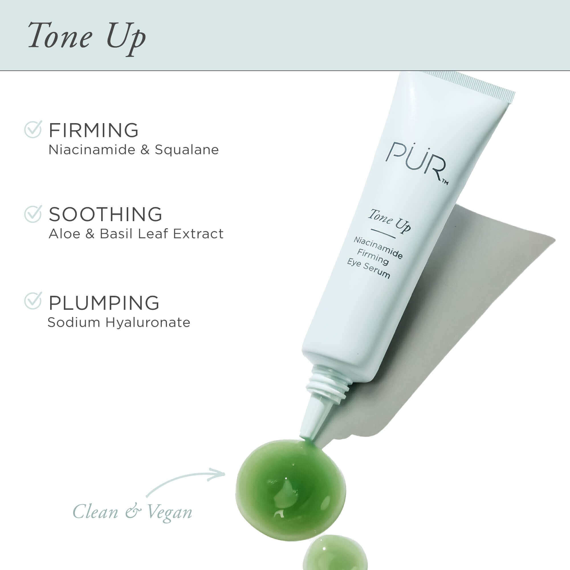 Tone Up Niacinamide Firming Eye Serum - PÜR